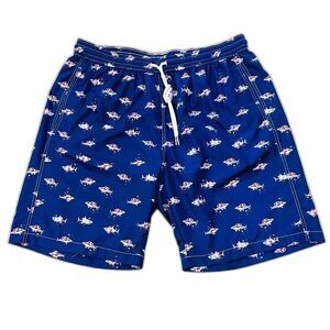 $175 Tiki Napoli NWT Mens Size XL Couture Swimsuit Trunks Shorts Sharks Designer